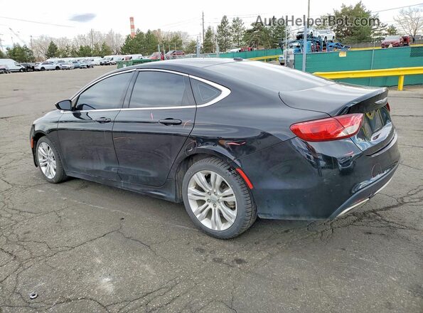 1C3CCCAG4GN134755 2016 CHRYSLER 200 Black Задня ліва чверть