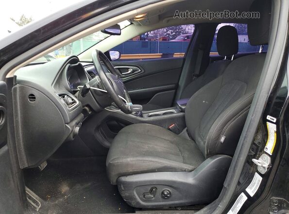 1C3CCCAG4GN134755 2016 CHRYSLER 200 Black Вид салону спереду