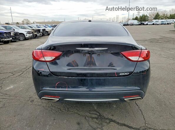 1C3CCCAG4GN134755 2016 CHRYSLER 200 Black Вид ззаду