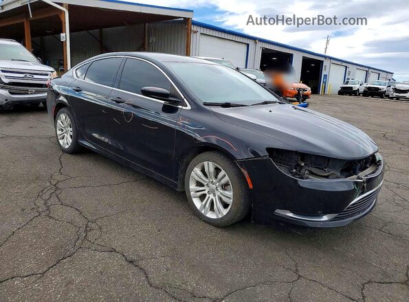 1C3CCCAG4GN134755 2016 CHRYSLER 200 Black Передня права чверть