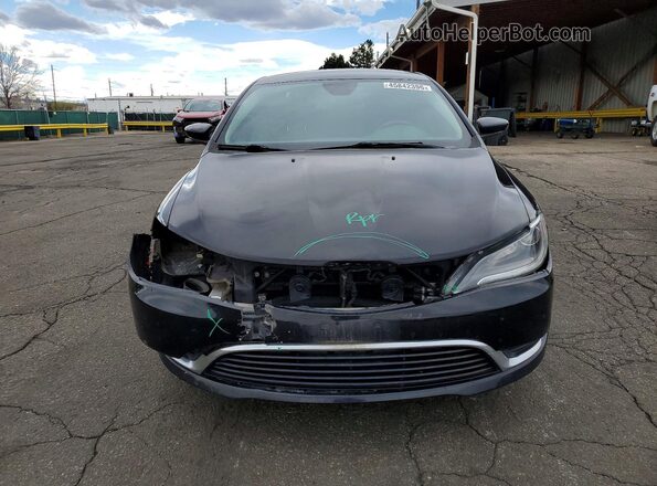 1C3CCCAG4GN134755 2016 CHRYSLER 200 Black Вид спереду