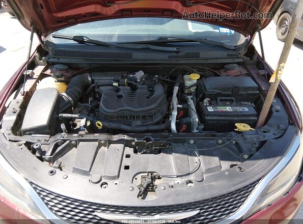 1C3CCCAG9GN155794 2016 CHRYSLER 200 Бордовый Вид сзади