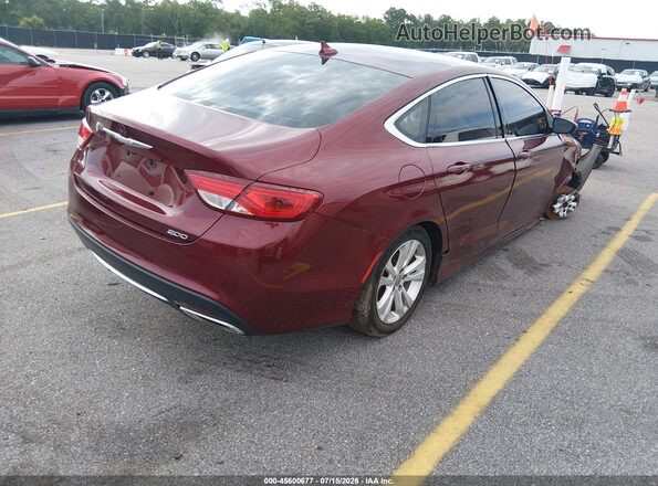 1C3CCCAGXHN503247 2017 CHRYSLER 200 Red Trasero derecho