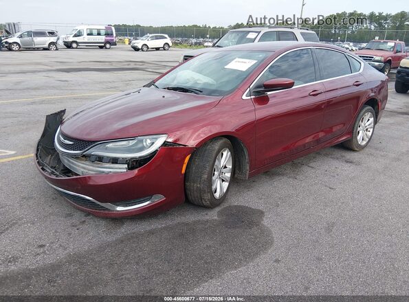1C3CCCAGXHN503247 2017 CHRYSLER 200 Red Vista tres cuartos delantera izquierda