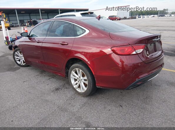 1C3CCCAGXHN503247 2017 CHRYSLER 200 Red Trasero izquierdo