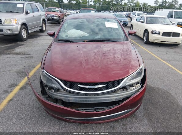 1C3CCCAGXHN503247 2017 CHRYSLER 200 Red Vista interior trasera