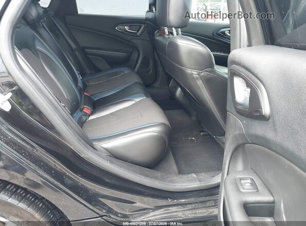 1C3CCCBB0GN132469 2016 CHRYSLER 200 Black VIN კოდის სტიკერის ხედი