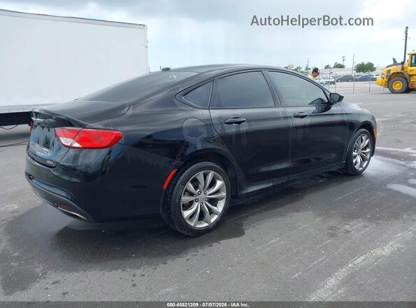 1C3CCCBB0GN132469 2016 CHRYSLER 200 Black უკანა მარჯვენა