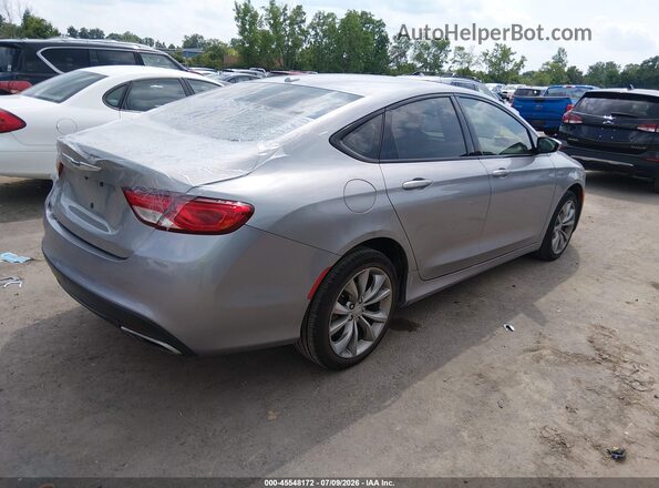 1C3CCCBB1GN118094 2016 CHRYSLER 200 Серебряный Задняя правая четверть