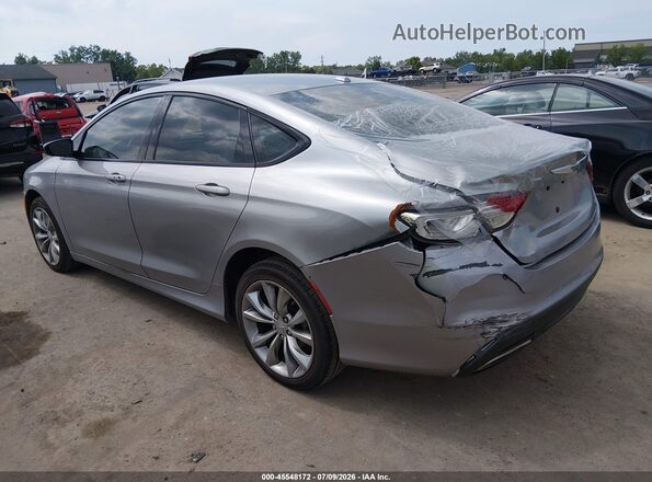 1C3CCCBB1GN118094 2016 CHRYSLER 200 Серебряный Задняя левая четверть