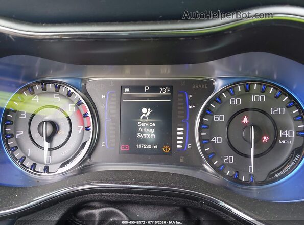 1C3CCCBB1GN118094 2016 CHRYSLER 200 Серебряный Вид задних сидений