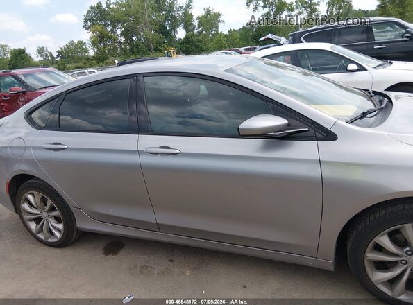 1C3CCCBB1GN118094 2016 CHRYSLER 200 Серебряный Вид задней части салона