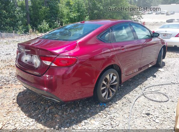 1C3CCCBB1GN127751 2016 CHRYSLER 200 Burgundy Tył prawy