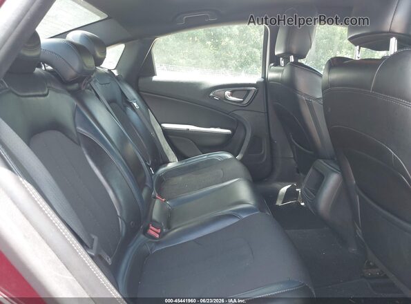 1C3CCCBB1GN127751 2016 CHRYSLER 200 Burgundy Widok naklejki z numerem VIN