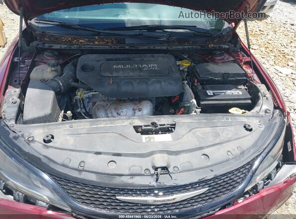 1C3CCCBB1GN127751 2016 CHRYSLER 200 Burgundy Widok z tyłu