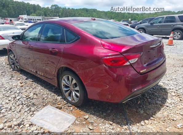 1C3CCCBB1GN127751 2016 CHRYSLER 200 Burgundy Tył lewy