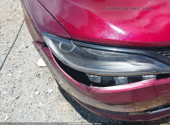 1C3CCCBB1GN127751 2016 CHRYSLER 200 Burgundy Widok wnętrza z tyłu
