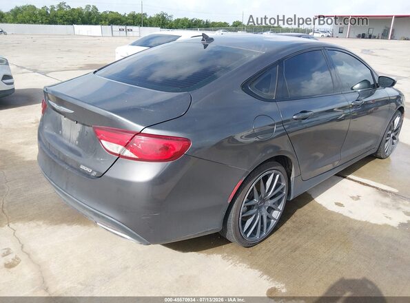 1C3CCCBB3GN107453 2016 CHRYSLER 200 Серый Задняя правая четверть