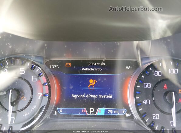 1C3CCCBB3GN107453 2016 CHRYSLER 200 Серый Вид задних сидений