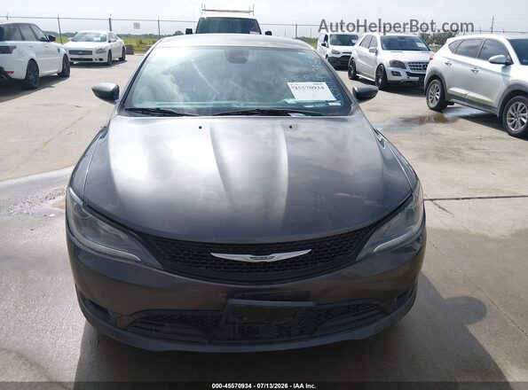 1C3CCCBB3GN107453 2016 CHRYSLER 200 Серый Вид спереди