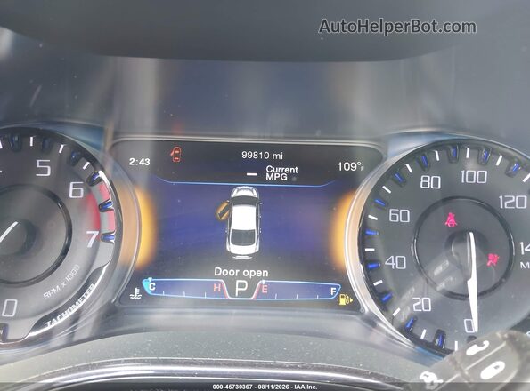 1C3CCCBB5GN121483 2016 CHRYSLER 200 Серый Вид задних сидений