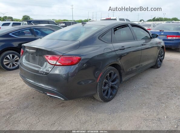 1C3CCCBB5GN121483 2016 CHRYSLER 200 Серый Задняя правая четверть