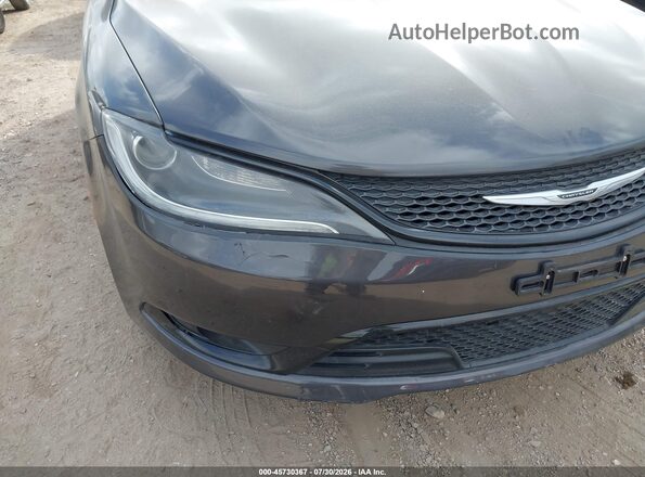 1C3CCCBB5GN121483 2016 CHRYSLER 200 Серый Вид спереди