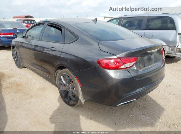 1C3CCCBB5GN121483 2016 CHRYSLER 200 Серый Задняя левая четверть
