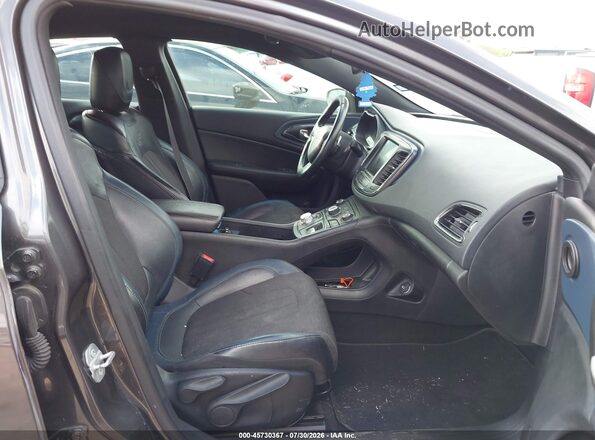 1C3CCCBB5GN121483 2016 CHRYSLER 200 Серый Вид салона спереди