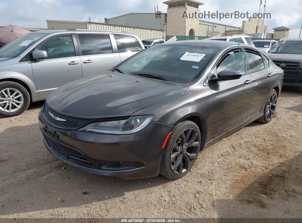1C3CCCBB5GN121483 2016 CHRYSLER 200 Серый Передняя левая четверть