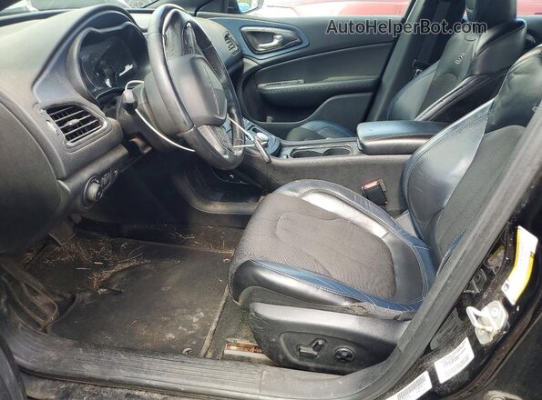 1C3CCCBB7GN145669 2016 CHRYSLER 200 Black Սալոնի դիմացի տեսք