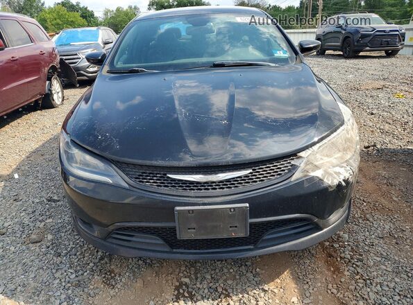 1C3CCCBB7GN145669 2016 CHRYSLER 200 Black Դիմացի տեսք