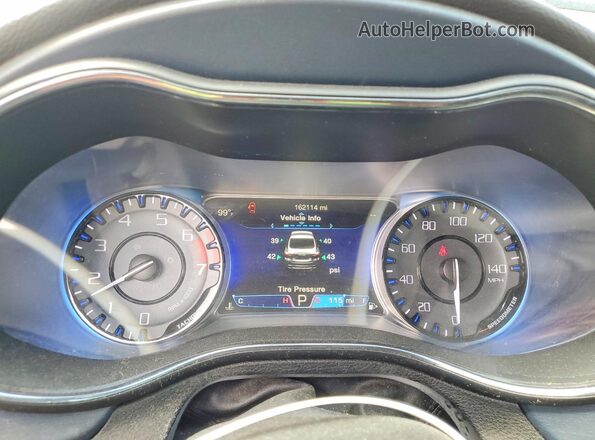 1C3CCCBB7GN145669 2016 CHRYSLER 200 Black Սարքավորումների վահանակի տեսք