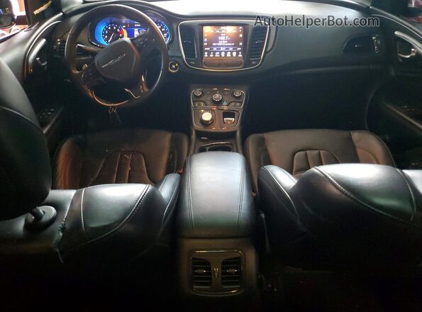 1C3CCCBB7GN158227 2016 CHRYSLER 200 Red Vista del salpicadero
