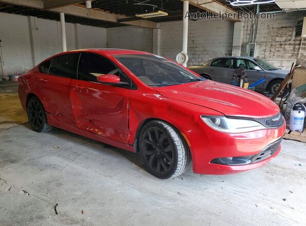 1C3CCCBB7GN158227 2016 CHRYSLER 200 Red Delantero derecho
