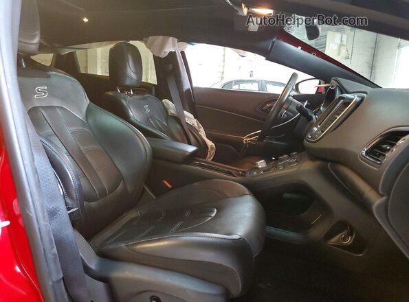 1C3CCCBB7GN158227 2016 CHRYSLER 200 Red Vista interior delantera
