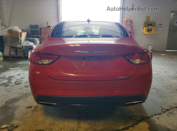 1C3CCCBB7GN158227 2016 CHRYSLER 200 Red Vista trasera