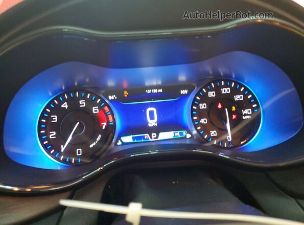 1C3CCCBB7GN158227 2016 CHRYSLER 200 Red Vista del cuadro de instrumentos