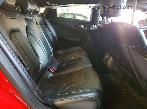 1C3CCCBB7GN158227 2016 CHRYSLER 200 Red Vista de los asientos traseros