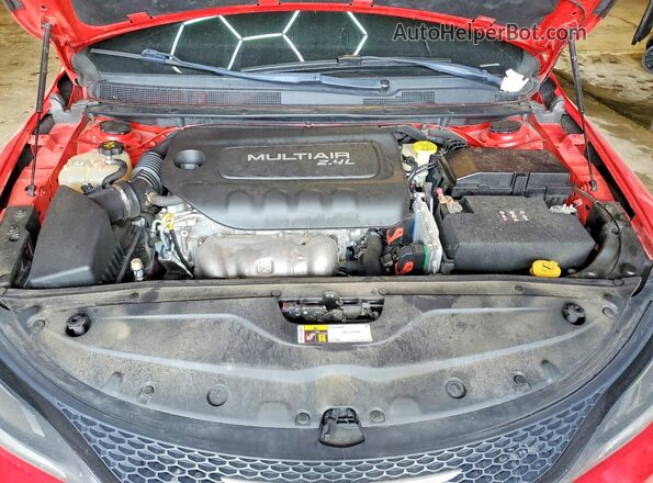 1C3CCCBB7GN158227 2016 CHRYSLER 200 Red Vista interior trasera