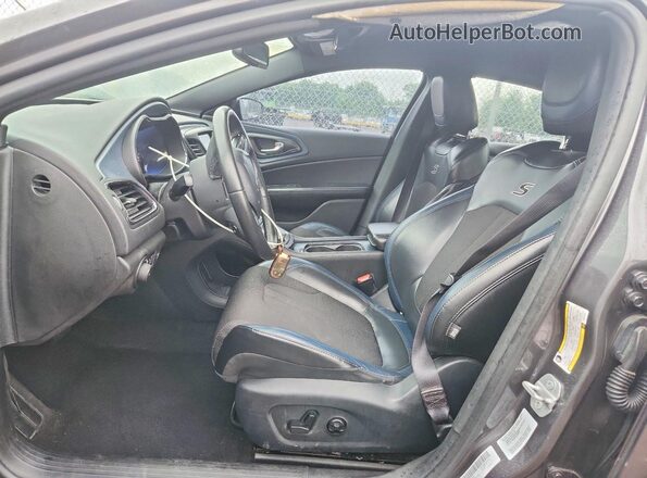 1C3CCCBG3GN157331 2016 CHRYSLER 200 Серый Вид салона спереди
