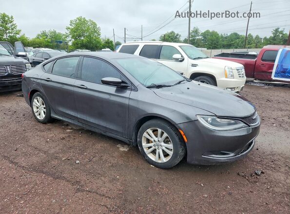1C3CCCBG3GN157331 2016 CHRYSLER 200 Серый Передняя правая четверть