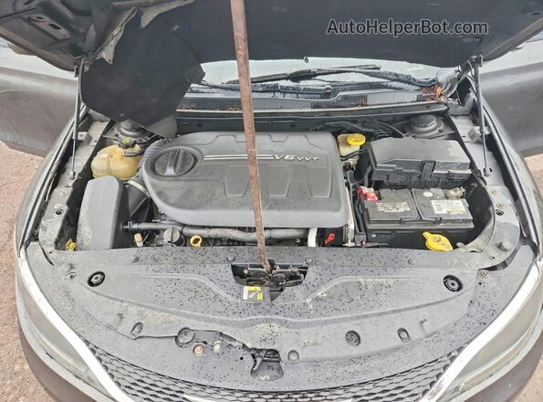 1C3CCCBG3GN157331 2016 CHRYSLER 200 Серый Вид задней части салона