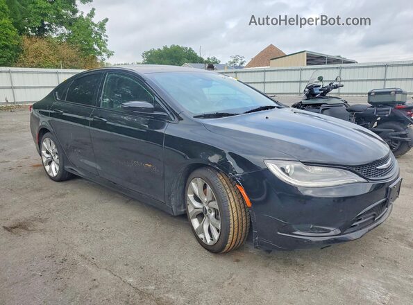 1C3CCCBG6GN109404 2016 CHRYSLER 200 Black Przód prawy