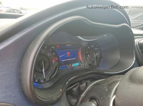 1C3CCCBG6GN109404 2016 CHRYSLER 200 Black Widok zestawu wskaźników