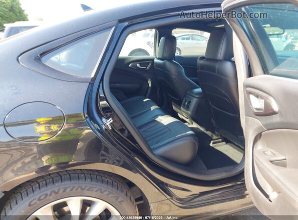 1C3CCCBGXGN147296 2016 CHRYSLER 200 Black VIN კოდის სტიკერის ხედი