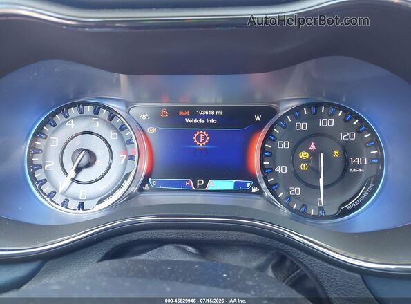 1C3CCCBGXGN147296 2016 CHRYSLER 200 Black უკანა სავარძლების ხედი