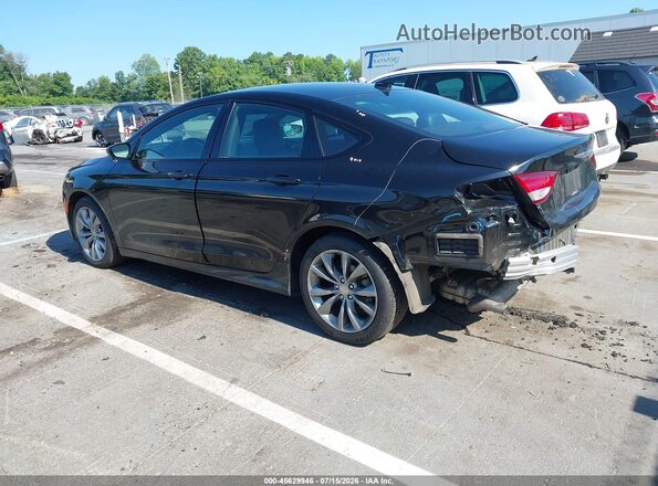 1C3CCCBGXGN147296 2016 CHRYSLER 200 Black უკანა მარცხენა