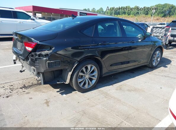 1C3CCCBGXGN147296 2016 CHRYSLER 200 Black უკანა მარჯვენა
