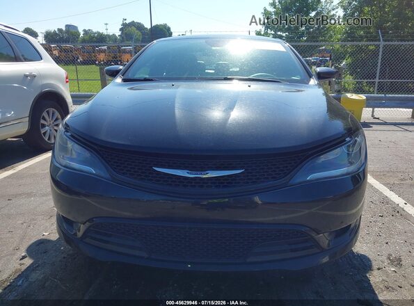 1C3CCCBGXGN147296 2016 CHRYSLER 200 Black უკანა სალონის ხედი